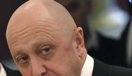 FILE PHOTO: Russian businessman Evgeny Prigozhin looks on before a meeting of Russian President Vladimir Putin and his Chinese counterpart Xi Jinping with representatives of civic organisations, business and media communities at the Kremlin in Moscow, Rus