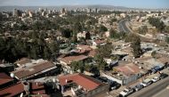 An aerial view shows residential estates in Addis Ababa, Ethiopia February 15, 2018. REUTERS/Tiksa Negeri