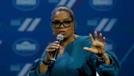 (FILES) In this file photo taken on June 14, 2016, Oprah Winfrey speaks at the White House Summit on the United State of Women in Washington, DC. AFP / YURI GRIPAS