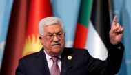 File photo of Palestinian President Mahmoud Abbas speaking during a news conference following the extraordinary meeting of the Organisation of Islamic Cooperation (OIC) in Istanbul, Turkey, December 13, 2017. REUTERS/Osman Orsal