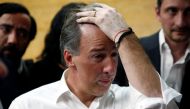 Mexico's ruling Institutional Revolutionary Party (PRI) presidential candidate Jose Antonio Meade attends a meeting with foreign media in Mexico City, Mexico February 21, 2018. REUTERS/Ginnette Riquelme