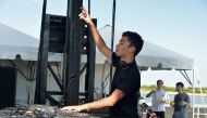 In this file photo taken on August 21, 2015, DJ Michael Brun performs during Billboard Hot 100 Festival - Day 1 at Nikon at Jones Beach Theater in Wantagh, New York. AFP / GETTY IMAGES NORTH AMERICA / Theo Wargo 