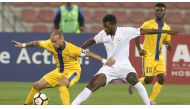 A file picture of the Al Gharafa vs Al Markhiya match.