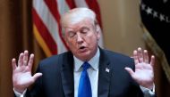 US President Donald Trump speaks during a meeting with bipartisan members of Congress on school and community safety in the Cabinet Room of the White House on February 28, 2018 in Washington, DC. AFP / Mandel Ngan 
