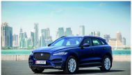 A model of Jaguar F Pace.