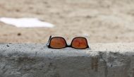 A pair of sunglass with blood is seen at the site of a suicide bomb attack near a Shi'ite mosque in Kabul, Afghanistan March 9, 2018. Reuters/Omar Sobhani

