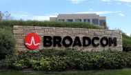 A sign to the campus offices of chip maker Broadcom Ltd is shown in Irvine, California, U.S., November 6, 2017. Reuters/Mike Blake 