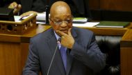 Jacob Zuma answers questions at Parliament in Cape Town on March 17, 2016. (Reuters / Mike Hutchings) 