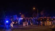 Authorities maintain a cordon near the site of an incident reported as an explosion in southwest Austin, Texas, U.S. March 18, 2018. REUTERS/Tamir Kalifa