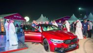 The new BMW M5 during the exclusive preview hosted by Alfardan Automobiles at Losail Circuit Sports Club during the Semifinal of the MotoGP Qatar Grand Prix 2018. 