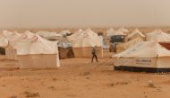 Tawergha displaced people are seen at a camp in the Garart al-Gatef, Libya March 25, 2018. Reuters/Ismail Zitouny