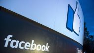 (FILES) In this file photo taken on March 21, 2018 a lit sign is seen at the entrance to Facebook's corporate headquarters location in Menlo Park, California. AFP / JOSH EDELSON