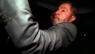 Former Brazilian President Luiz Inacio Lula da Silva arrives at his home in Sao Bernardo do Campo, Brazil April 4, 2018. REUTERS/Paulo Whitaker.