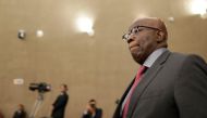 Joaquim Barbosa, former minister of the supreme court of Brazil, is seen on arrival during a session where Brazil's electoral court will take up 2014 case that could unseat President Michel Temer, in Brasilia, Brazil June 8, 2017. Reuters/Ueslei Marcelino