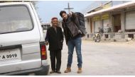 A still of the actor Varun Dhawan from the movie October.
