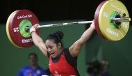 Poonam Yadav won the gold medal in women’s 69kg weightlifting at the 2018 Commonwealth Games. (Reuters)