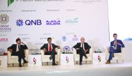One of the panel sessions in progress at the QIBIC, yesterday.