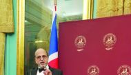 Doha Bank CEO Dr R Seetharaman speaking at the London Summit of Leaders Achievements Forum 2018.
