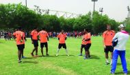 Young football players from India attend selection trials for a place on the Aspire Youth Development Programme.