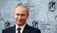 President Vladimir Putin in Saint Petersburg on April 27, 2018. AFP / Mikhail KLIMENTYEV