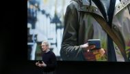 Apple CEO Tim Cook speaks during an event at Apple headquarters in Cupertino, California, March 21, 2016. Reuters/Stephan Lam