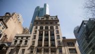 A view of 597 Park Avenue, where the New York City office of Cambridge Analytica is on the 7th floor, May 2, 2018 in New York City. Drew Angerer/Getty Images/AFP
