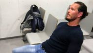 An arrest photograph taken in Barcelona, released by the National Crime Agency on May 4, 2018 shows British man Jamie Acourt, one of Britain's most-wanted fugitives, who was arrested by armed officers in Barcelona, Spain on Friday, May 4, 2018. AFP PHOTO 