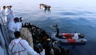 FILE PHOTO: Migrants are rescued by Libyan coast guards in the Mediterranean Sea off the coast of Libya, January, 15, 2018. (Reuters / Hani Amara) 