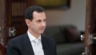 Syria's President Bashar al Assad attends an interview with a Greek newspaper in Damascus, Syria in this handout released May 10, 2018. SANA/Handout via Reuters