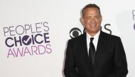 Actor Tom Hanks arrives at the Peoples Choice Awards 2017 at Microsoft Theater in Los Angeles, California on January 18, 2017. (AFP /Tommaso Boddi) 