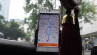 Didi Chuxing says it has 21 million drivers and more than 450 million users across its various services (AFP Photo/GREG BAKER)
