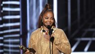 Honoree Janet Jackson accepts the Icon Award onstage during the 2018 Billboard Music Awards at MGM Grand Garden Arena on May 20, 2018 in Las Vegas, Nevada. Kevin Winter/Getty Images/AFP