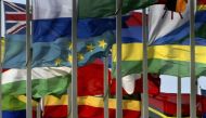 File photo of flags from Commonwealth countries. Reuters