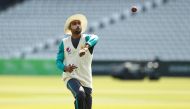  Pakistan's Mohammad Amir during nets. Action Images via Reuters/John Sibley 