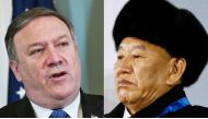 This combination of file pictures shows US Secretary of State Mike Pompeo (L) and Vice Chairman of North Korea's ruling Workers' Party Central Committee Kim Yong Chol AFP / Mandel Ngan & Patrick Semansky