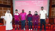 Team Qatar’s 16-year old swimmer Abdulaziz Al Obaidly, World Para-Athletics Champion and Paralympic silver medallist Abdelrahman Abdelqader, Taekwondo player Huda Mohammed, Youth Arab Champion hammer thrower Rania Al Naji and volleyball player Othman Abde