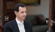 Syria's President Bashar al Assad attends an interview with a Greek newspaper in Damascus, Syria in this handout released May 10, 2018. SANA/Handout via Reuters/File Photo
