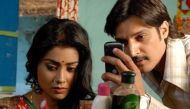 A still of the actors Jimmy Sheirgill and Shriya Saran from the movie Phamous.