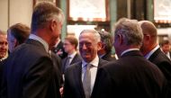 US Secretary of Defence Jim Mattis arrives to give an address at the IISS Shangri-la Dialogue in Singapore June 2, 2018. REUTERS/Edgar Su