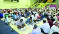A Bangladeshi community Iftar event.