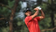 Tiger Woods watches his tee shot on the second hole during the final round of The Memorial Tournament Presented by Nationwide at Muirfield Village Golf Club on June 3, 2018 in Dublin, Ohio. Sam Greenwood/Getty Images/AFP
