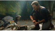 A still of the actor Chris Pratt from the movie Jurassic World: Fallen Kingdom.