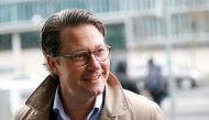 FILE PHOTO: Andreas Scheuer of the Christian Social Union (CSU) arrives for coalition talks about forming a new coalition government at the CDU headquarters in Berlin, Germany, February 3, 2018. REUTERS/Axel Schmidt/File Photo