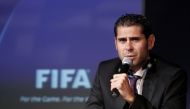 Fernando Hierro will coach the Spanish team football team during Russia 2018 World Cup football tournament the Spanish Football Federation (RFEF) announced on June 13, 2018. (AFP / File Photo)