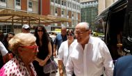 File photo of US President Donald Trump's attorney Rudy Giuliani visits the Hadassah Medical Center in Jerusalem June 7, 2018. REUTERS/Ronen Zvulun