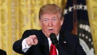 US President Donald Trump hosts a meeting of the National Space Council in the East Room of the White House in Washington, US, June 18, 2018. (REUTERS/Jonathan Ernst)