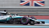 Mercedes' British driver Lewis Hamilton competes during the qualifying session at the Circuit Paul Ricard in Le Castellet, southern France, on June 23, 2018, ahead of the Formula One Grand Prix de France. / AFP / GERARD JULIEN