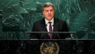 File photo of Macedonian President Gjorge Ivanov. Reuters  