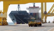 File photo of a ship decked at Hamad port in Doha, Qatar, June 14, 2017. Reuters / Naseem Zeitoon