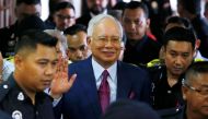 Malaysia's former Prime Minister Najib Razak leaves a courtroom in Kuala Lumpur, Malaysia, July 4, 2018. REUTERS/Lai Seng Sin